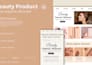 create a minimalist beauty brand identity with logo and branding kit